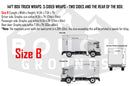 Custom business wrap graphics for 14' Box Truck (3-Sided Wraps)