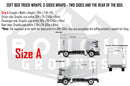 Custom business wrap graphics for 20' Box Truck (3-Sided Wraps)