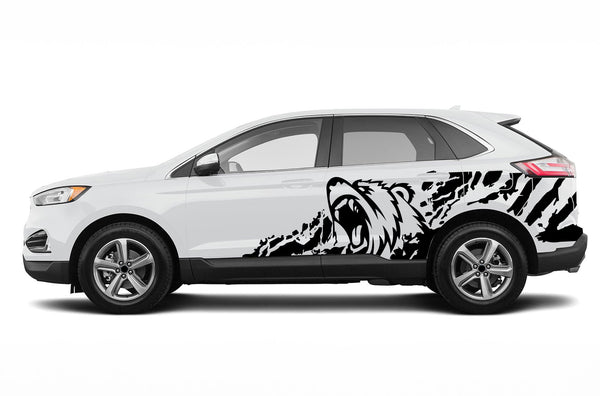 Bear splash side decals graphics decals for Ford Edge