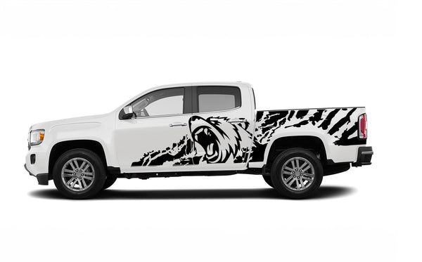 Bear splash side graphics decals for GMC Canyon 2015-2022