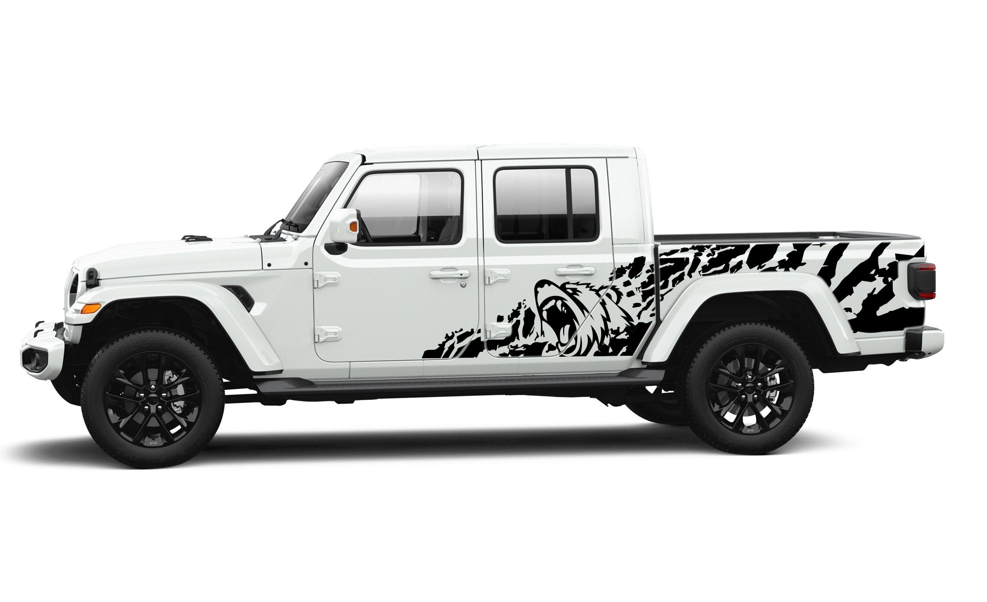 Bear splash graphics decal compatible with Jeep Gladiator JT