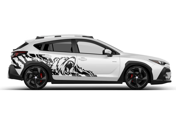 Bear splash side graphics decals for Subaru Crosstrek