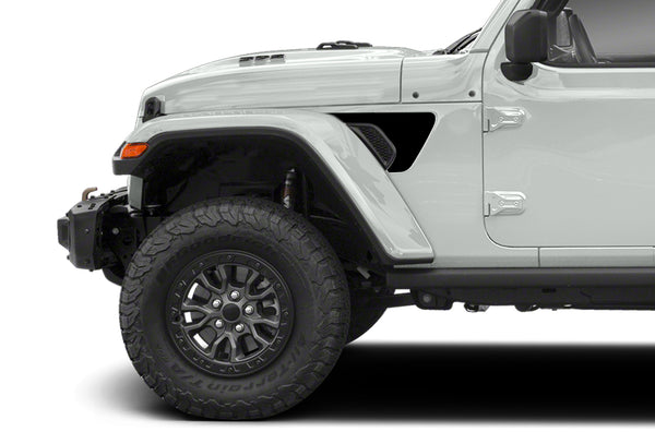 Blackout fender vent side graphics decals for Jeep Wrangler JL