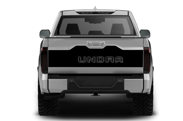 Blackout tailgate graphics decals for Toyota Tundra