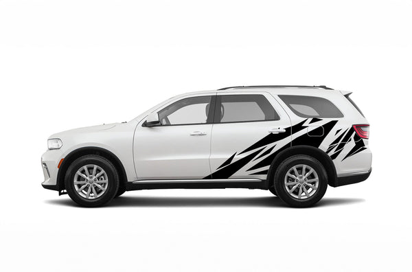 Geometric pattern side graphics decals for Dodge Durango
