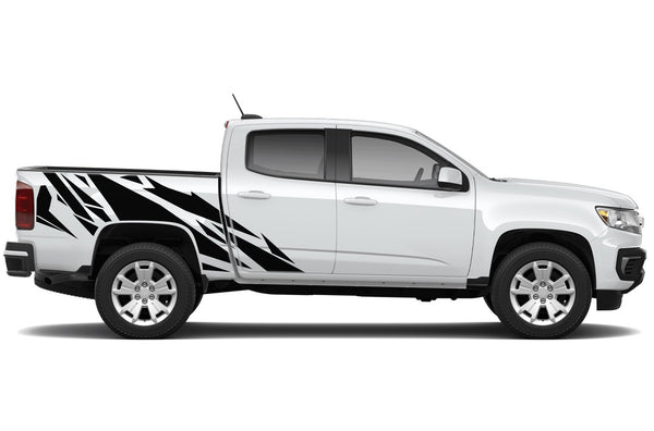 Geometric patterned graphics decals for Chevrolet Colorado 2015-2022