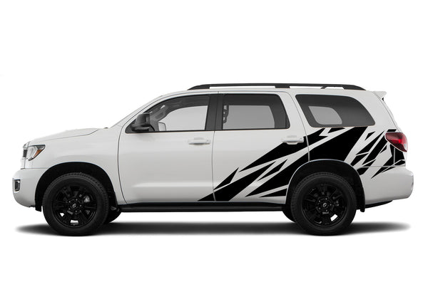 Geometric pattern side graphics decals for Toyota Sequoia 2008-2022