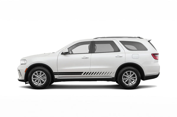 Lower double stripes graphics decals for Dodge Durango