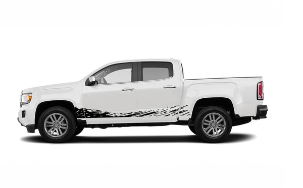 Lower mud splash graphics decals for GMC Canyon 2015-2022
