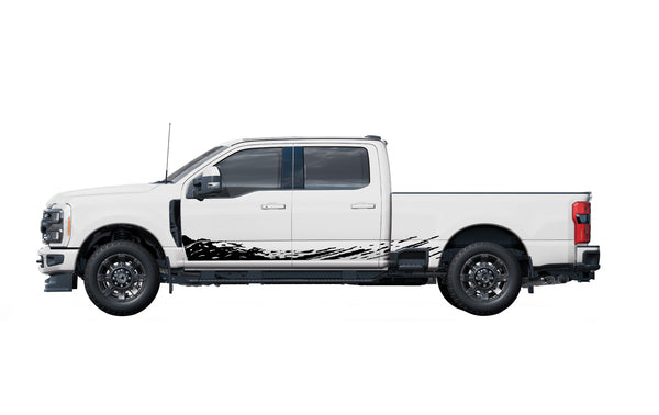 Lower mud splash graphics decals for Ford F-250