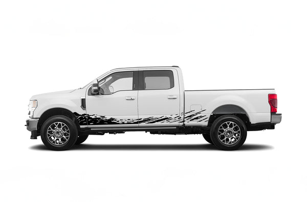 Lower mud splash graphics decals for Ford F250 2017-2022