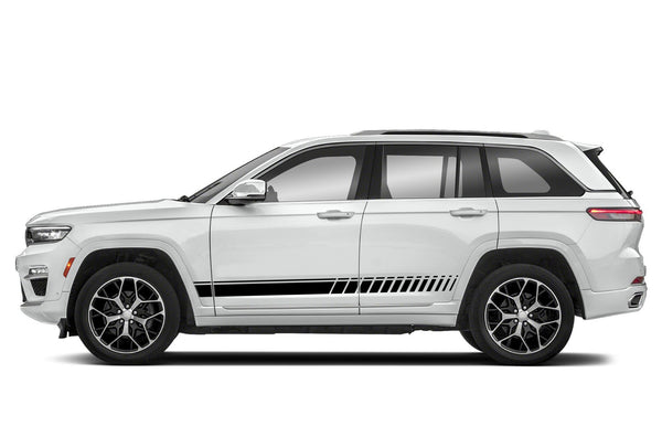 Lower side stripes decals compatible with Jeep Grand Cherokee