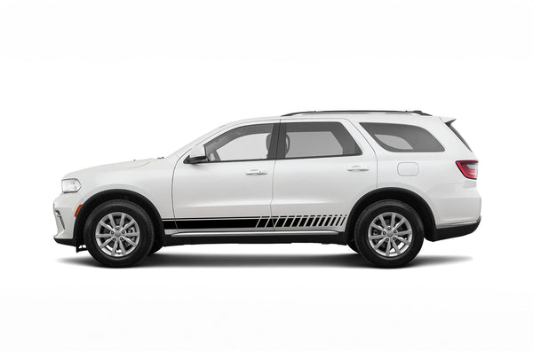 Lower side stripes graphics decals for Dodge Durango