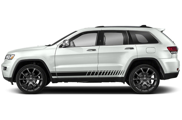 Lower stripes decals compatible with Jeep Grand Cherokee 2011-2021