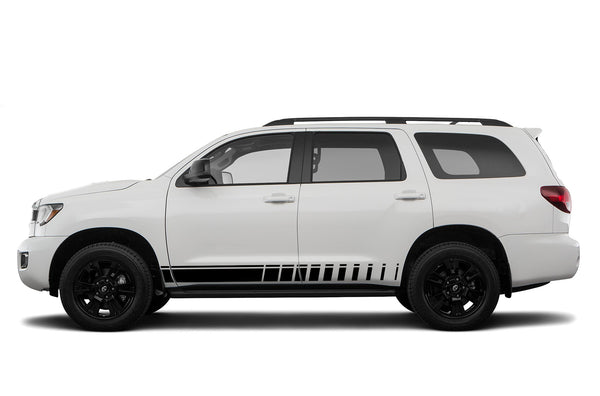 Lower side stripes graphics decals for Toyota Sequoia 2008-2022