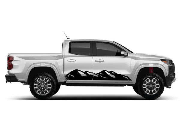 Mountain side graphics decals for Chevrolet Colorado