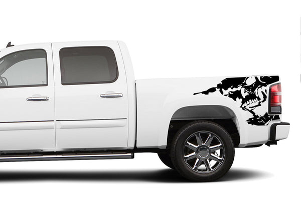 Nightmare side bed graphics decals for GMC Sierra 2007-2013