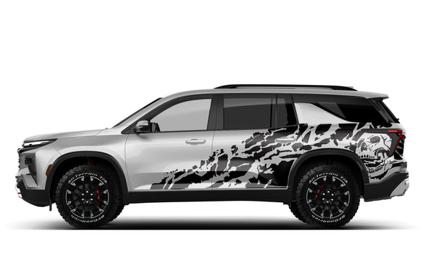 Nightmare side graphics decals for Chevrolet Traverse