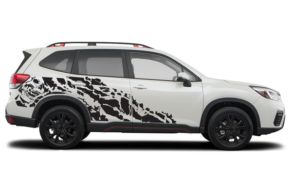Nightmare graphics decals for Subaru Forester 2019-2024