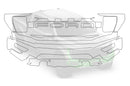 Pre-cut paint protection film (PPF) kit compatible with Ford F150 Raptor (Bumper and Headlamp)