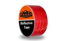 Red reflective PVC safety tape for trailers