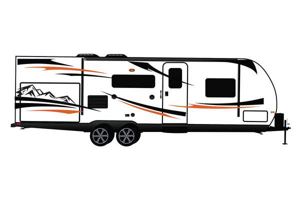 Replacement graphics decals for RVs Toy Haulers (kit RG15004)