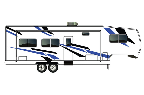 Replacement graphics decals for RVs Fifth-Wheels (kit RG15000)
