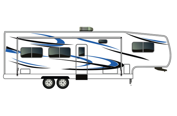 Replacement graphics decals for RVs Fifth-Wheels (kit RG15001)
