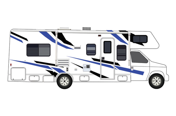 Replacement graphics decals for RVs Motorhome Class C (kit RG15000)