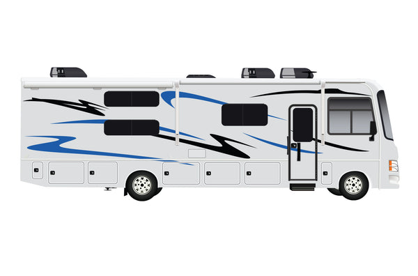 Replacement graphics decals for RVs Motorhome Class A (kit RG15008)