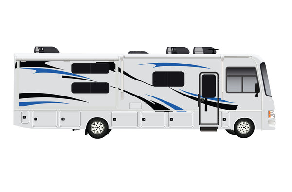 Replacement graphics decals for RVs Motorhome Class A (kit RG15003)