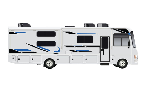 Replacement graphics decals for RVs Motorhome Class A (kit RG15005)