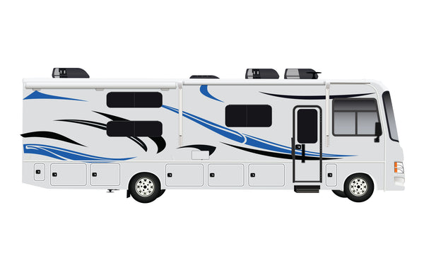 Replacement graphics decals for RVs Motorhome Class A (kit RG15007)