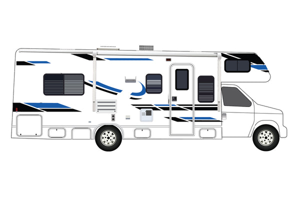 Replacement graphics decals for RVs Motorhome Class C (kit RG15005)