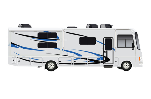 Replacement graphics decals for RVs Motorhome Class A (kit RG15001)
