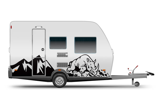 Replacement graphics decals for RV Small Travel Trailers (kit RG15018)
