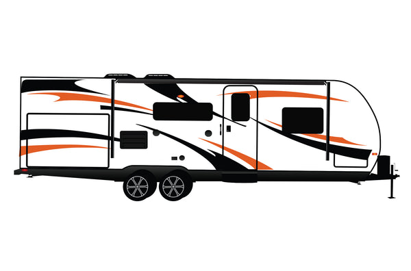Replacement graphics decals for RVs Toy Haulers (kit RG15003)