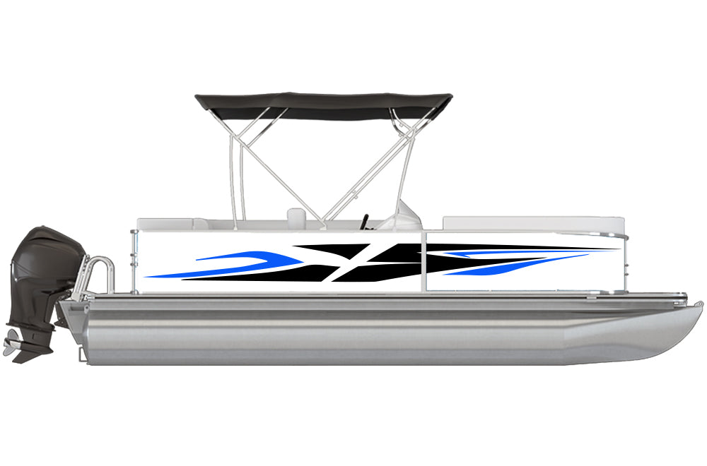 Avalon Pontoon Boat Gate Decal – Custom Colors, Glossy Finish, 10" X 5.5", AB1 Watersports Style