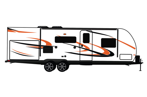 Replacement graphics decals for RVs Toy Haulers (kit RG15001)