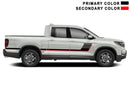 Retro-style double hash stripes graphics decals, compatible with Honda Ridgeline
