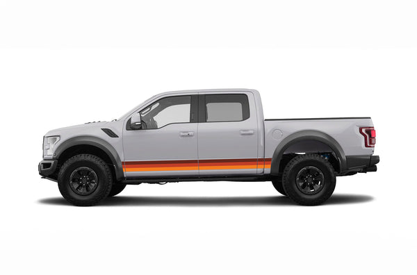 Retro themes center graphics decals for Ford F150 Raptor 2017-2020