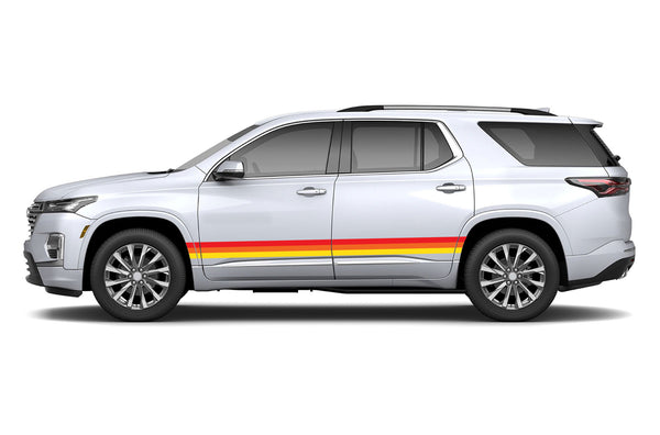 Retro themes graphics decals for Chevrolet Traverse 2018-2023