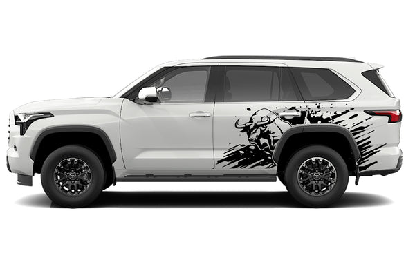 Side bull splash graphics vinyl decals for Toyota Sequoia