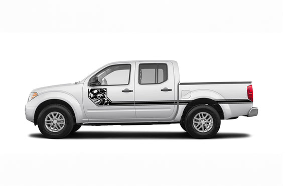 Side nightmare stripes graphics decals for Nissan Frontier 2005-2021