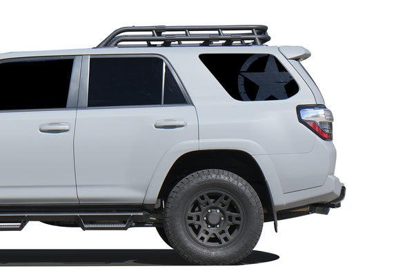 Side star for quarter windows decals compatible with Toyota 4Runner