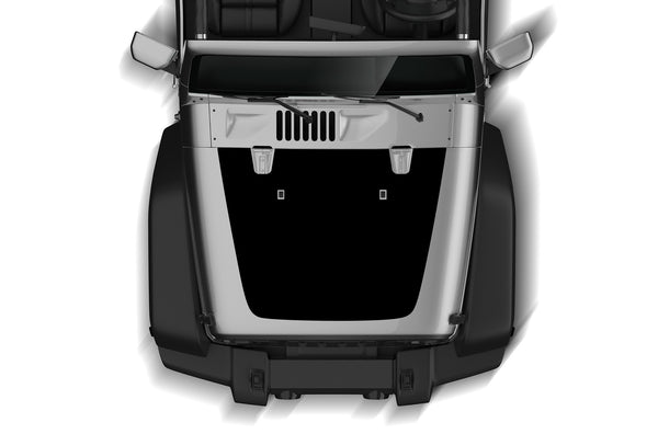 Solid hood graphics decals  for Jeep Wrangler JK