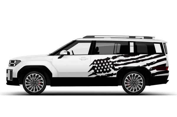 US flag side graphics decals for Hyundai Santa Fe