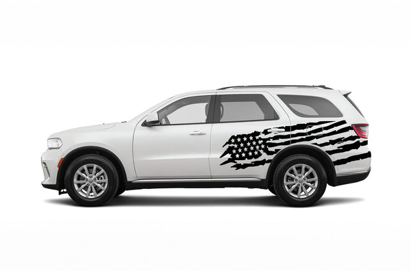 US flag side graphics decals for Dodge Durango