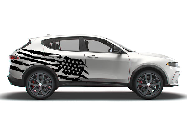 US flag side graphics decals for Dodge Hornet