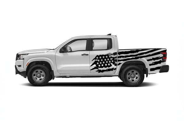 US flag side graphics decals for Nissan Frontier
